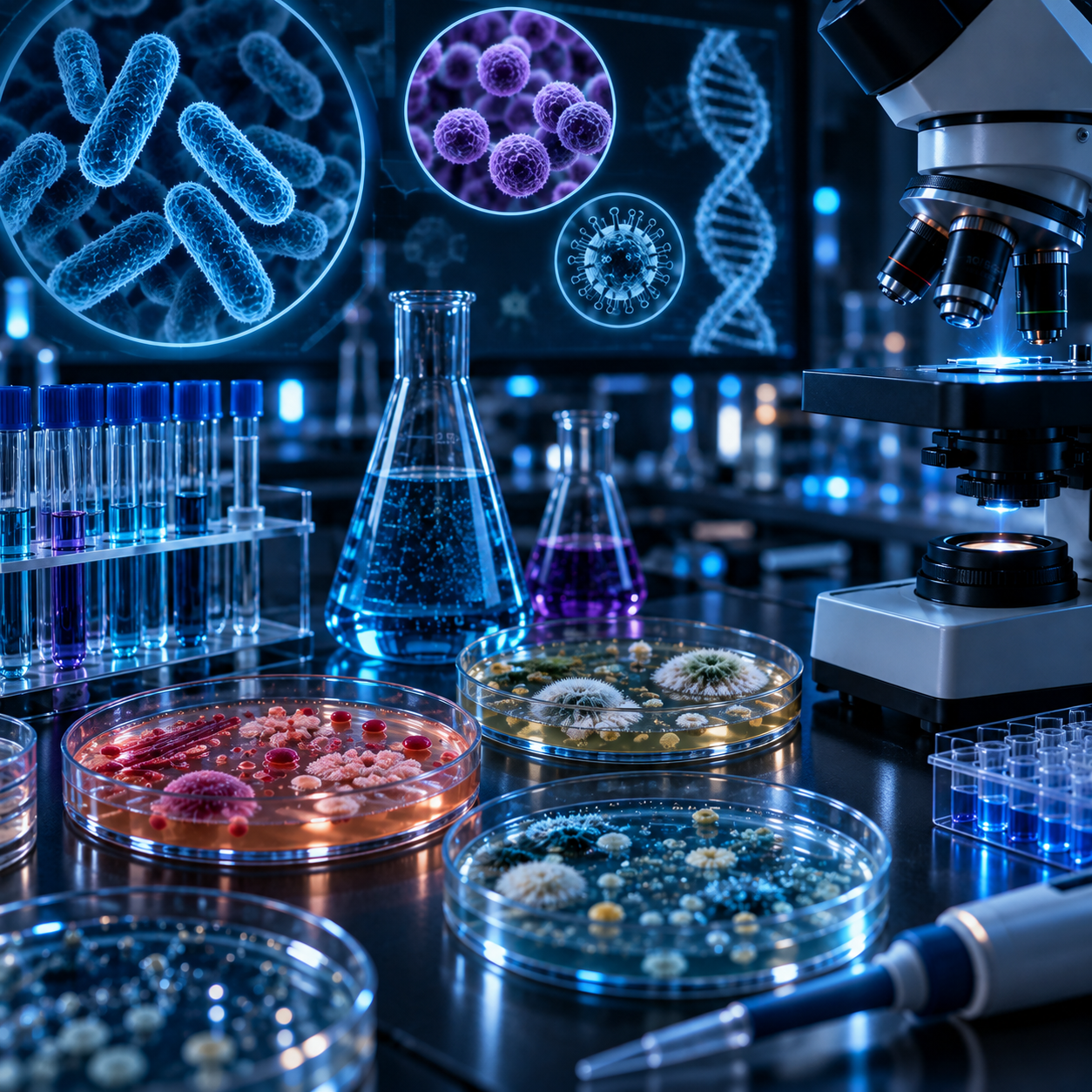 Scientific laboratory research